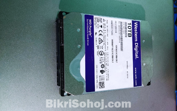 Western Digital 10TB Purple Surveillance HDD